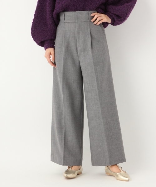 A part by（アパートバイ）の「【おウチで洗える】Wコンタックワイドパンツ　772890 　（その他パンツ・レディース・ホワイト/ブラック/グレー/グリーン・MEDIUM/LARGE）」の16枚目の写真