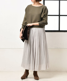 un dix cors | 割繊ミディスカート(スカート)