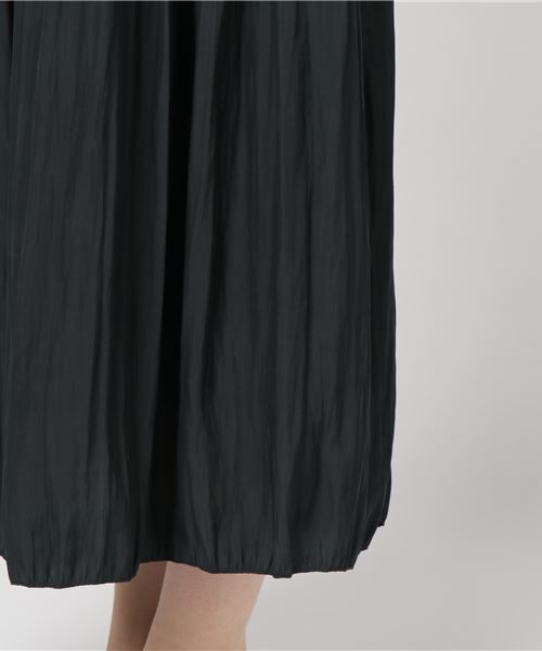 un dix cors（アンディコール）の「割繊ミディスカート（スカート・レディース・チャコールグレー/パープル/グリーン/キャメル/ライトグレー/ラベンダー・ﾌﾘ-）」の10枚目の写真