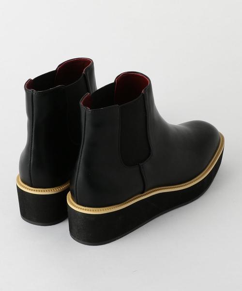 Boisson Chocolat(ボワソンショコラ)の「BSCサイドゴアプラットSBT45(ブーツ・レディース・ブラック/ケリー・22.5cm/22cm/23cm/24.5cm/24cm/23.5cm)」の6枚目の写真