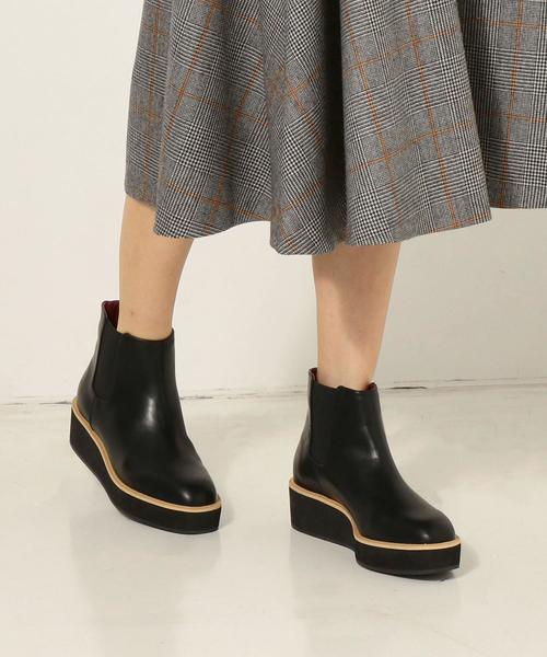Boisson Chocolat(ボワソンショコラ)の「BSCサイドゴアプラットSBT45(ブーツ・レディース・ブラック/ケリー・22.5cm/22cm/23cm/24.5cm/24cm/23.5cm)」の17枚目の写真