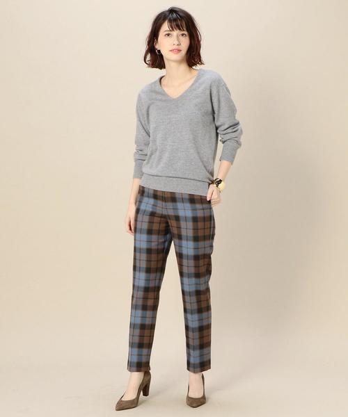 BEAUTY&YOUTH UNITED ARROWS（ビューティーアンドユースユナイテッドアローズ）の「BY カシミヤVネックニット ◆（ニット/セーター・レディース・ライトグレー/レッド/ライラック・FREE）」の10枚目の写真