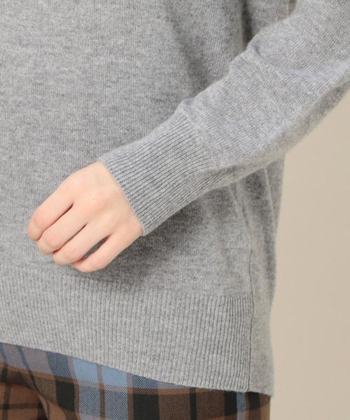 BEAUTY&YOUTH UNITED ARROWS（ビューティーアンドユースユナイテッドアローズ）の「BY カシミヤVネックニット ◆（ニット/セーター・レディース・ライトグレー/レッド/ライラック・FREE）」の14枚目の写真