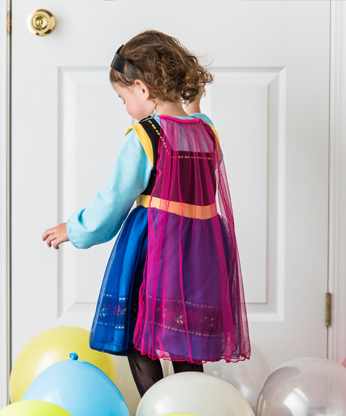 Catherine Cottage（キャサリンコテージ）の「なりきりプリンセスワンピース（ワンピース・キッズ・ブルー/ライラック/ブラック/サックスブルー・120/80/90/100/110）」の5枚目の写真