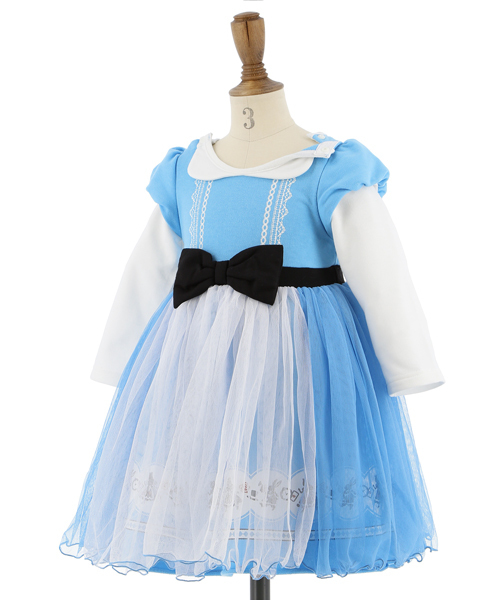 Catherine Cottage（キャサリンコテージ）の「なりきりプリンセスワンピース（ワンピース・キッズ・ブルー/ライラック/ブラック/サックスブルー・120/80/90/100/110）」の14枚目の写真