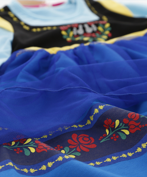 Catherine Cottage（キャサリンコテージ）の「なりきりプリンセスワンピース（ワンピース・キッズ・ブルー/ライラック/ブラック/サックスブルー・120/80/90/100/110）」の18枚目の写真