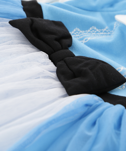 Catherine Cottage（キャサリンコテージ）の「なりきりプリンセスワンピース（ワンピース・キッズ・ブルー/ライラック/ブラック/サックスブルー・120/80/90/100/110）」の22枚目の写真