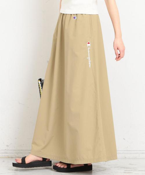 BEAUTY&YOUTH UNITED ARROWS（ビューティーアンドユースユナイテッドアローズ）の「【別注】＜Champion＞∴ギャザーロングスカート（スカート・レディース・ブラック/ベージュ/ネイビー・FREE）」の16枚目の写真