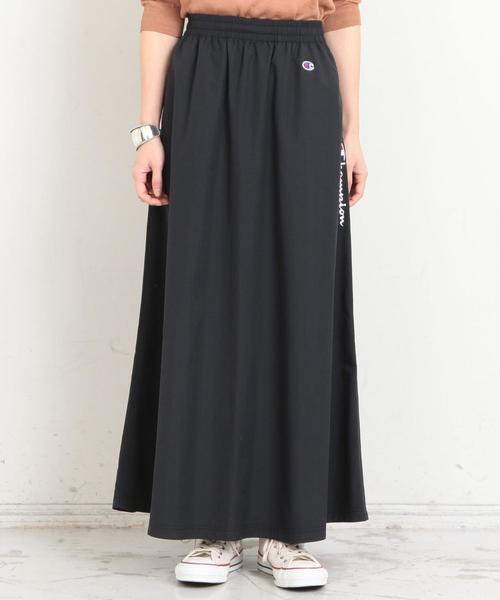 BEAUTY&YOUTH UNITED ARROWS（ビューティーアンドユースユナイテッドアローズ）の「【別注】＜Champion＞∴ギャザーロングスカート（スカート・レディース・ブラック/ベージュ/ネイビー・FREE）」の18枚目の写真