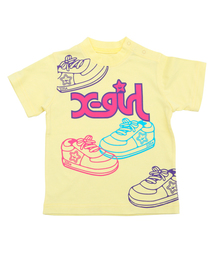 X-girl Stages | UV CUT S/S TEE “SNEAKERS” (4T～7T)(Tシャツ/カットソー)