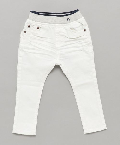 RUGGEDWORKS（ラゲッドワークス）の「撥水加工ホワイトデニムロングパンツ（デニムパンツ・キッズ・ホワイト・80ｃｍ/100cm/110cm/120cm/130cm/140cm/90cm）」の8枚目の写真