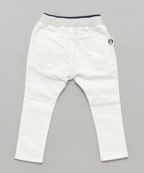 RUGGEDWORKS（ラゲッドワークス）の「撥水加工ホワイトデニムロングパンツ（デニムパンツ・キッズ・ホワイト・80ｃｍ/100cm/110cm/120cm/130cm/140cm/90cm）」の2枚目の写真