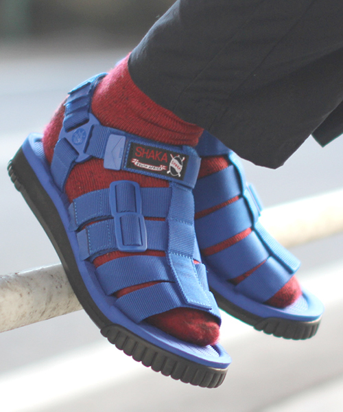 SHAKA（シャカ）の「【SHAKA / シャカ】RALLY（サンダル・レディース・オレンジ/パープル/グレー/オリーブ/カーキブラウン/フューシャピンク/マスタード/ロイヤルブルー/ブラック/ネイビー・10/5/6/7/8/9/11）」の7枚目の写真