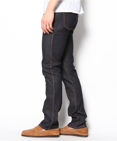 WEGO（ウィゴー）の「WEGO/スキニーデニム（デニムパンツ・メンズ・ダークインディゴブルー・MEDIUM/LARGE）」の2枚目の写真