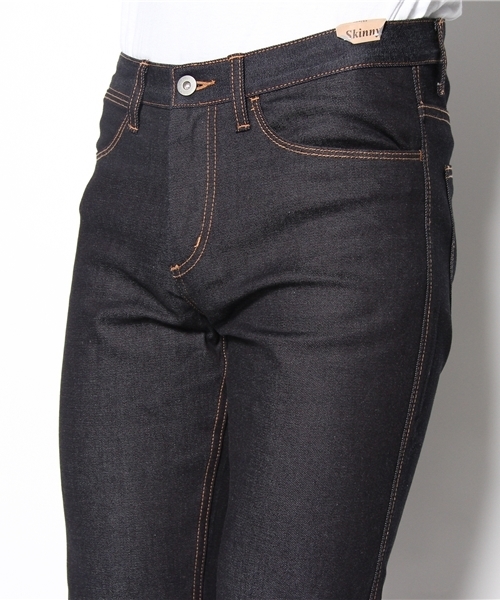 WEGO（ウィゴー）の「WEGO/スキニーデニム（デニムパンツ・メンズ・ダークインディゴブルー・MEDIUM/LARGE）」の4枚目の写真
