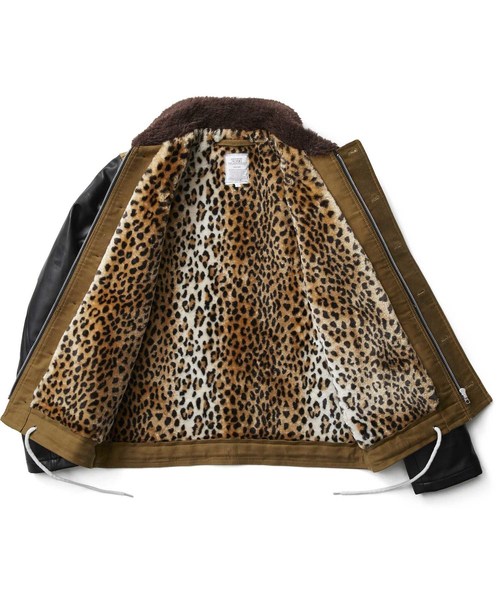 CRIMIE（クライミー）の「N-1 LEATHER SLEEVE JACKET