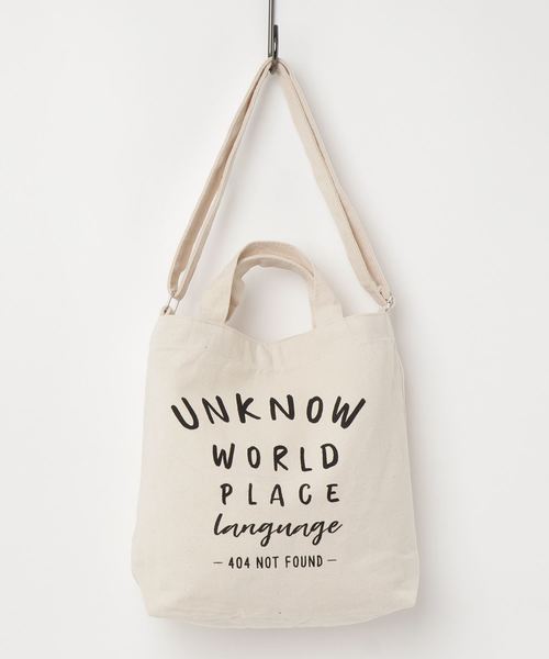 WEGO（ウィゴー）の「WEGO/UNKNOWミニ2WAYショルダーバッグ（ショルダーバッグ・メンズ・ナチュラル・FREE）」の6枚目の写真