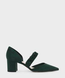 チェーンディテールポインテッドヒール / CHAIN DETAIL POINTED HEELS