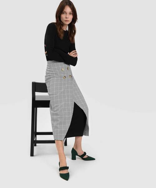 CHARLES & KEITH(チャールズ & キース)の「チェーンディテールポインテッドヒール / CHAIN DETAIL POINTED HEELS(パンプス・レディース・ブラック/ダークグリーン/グレー・22.5cm/23cm/23.5cm/24.5cm/25cm/25.5cm)」の18枚目の写真