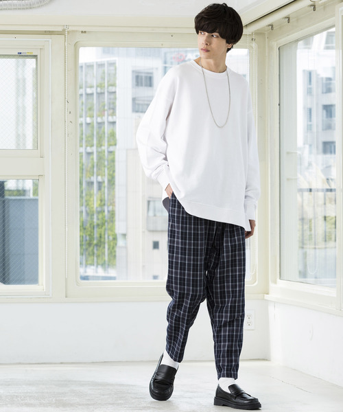 WEGO（ウィゴー）の「WEGO/チェックペグトップスラックス（スラックス・メンズ・その他1/その他2/その他3/その他4・MEDIUM/LARGE/SMALL）」の5枚目の写真