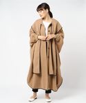 CLANE | SHAWL HOOD BALLOON COAT(披肩)