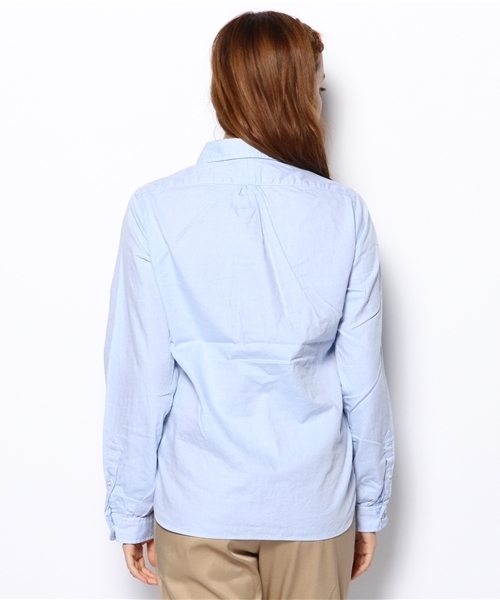 coen(コーエン)の「ライトオックスレギュラーシャツ(シャツ/ブラウス・レディース・ホワイト/ライトブルー・SMALL/MEDIUM/LARGE)」の5枚目の写真