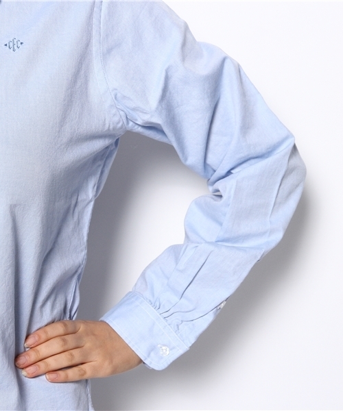 coen(コーエン)の「ライトオックスレギュラーシャツ(シャツ/ブラウス・レディース・ホワイト/ライトブルー・SMALL/MEDIUM/LARGE)」の7枚目の写真