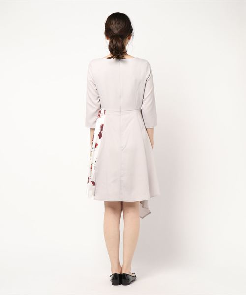 GeeRA(ジーラ)の「花柄使いイレヘムワンピース(ワンピース・レディース・ベビーピンク・MEDIUM/LARGE/X-LARGE)」の3枚目の写真