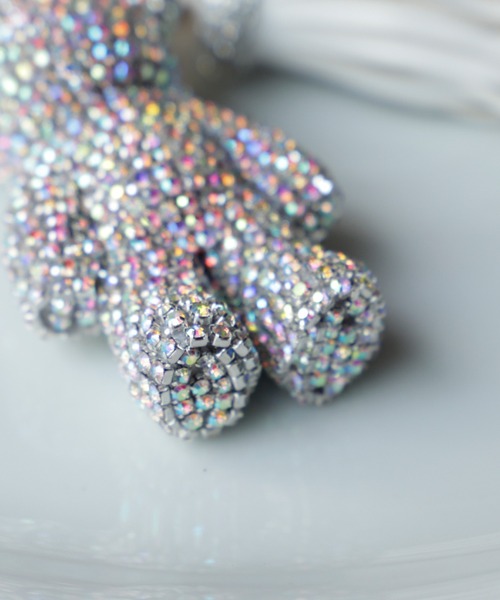 VitaFelice（ヴィータフェリーチェ）の「キラキラビジューのベアチャーム（チャーム・レディース・クリア/ゴールド/ブラック・FREE）」の21枚目の写真