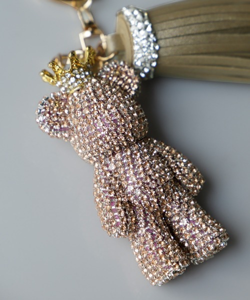 VitaFelice（ヴィータフェリーチェ）の「キラキラビジューのベアチャーム（チャーム・レディース・クリア/ゴールド/ブラック・FREE）」の18枚目の写真