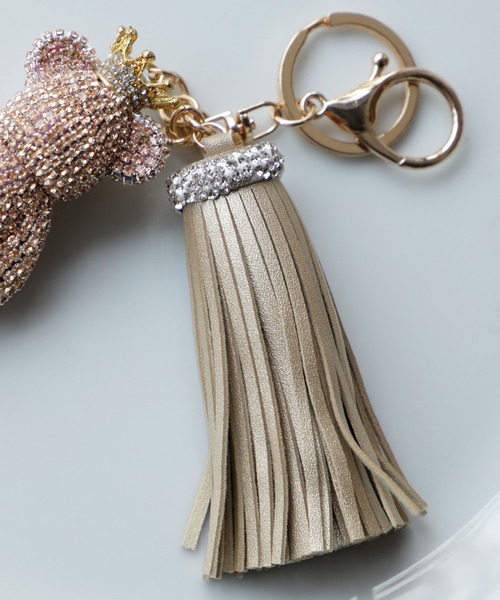 VitaFelice（ヴィータフェリーチェ）の「キラキラビジューのベアチャーム（チャーム・レディース・クリア/ゴールド/ブラック・FREE）」の17枚目の写真