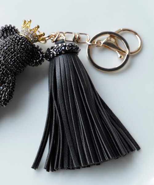 VitaFelice（ヴィータフェリーチェ）の「キラキラビジューのベアチャーム（チャーム・レディース・クリア/ゴールド/ブラック・FREE）」の13枚目の写真