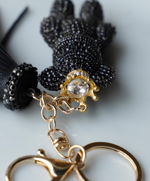 VitaFelice（ヴィータフェリーチェ）の「キラキラビジューのベアチャーム（チャーム・レディース・クリア/ゴールド/ブラック・FREE）」の11枚目の写真