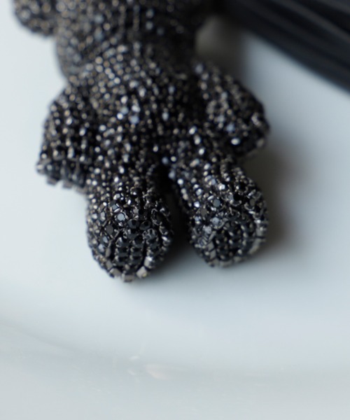 VitaFelice（ヴィータフェリーチェ）の「キラキラビジューのベアチャーム（チャーム・レディース・クリア/ゴールド/ブラック・FREE）」の10枚目の写真