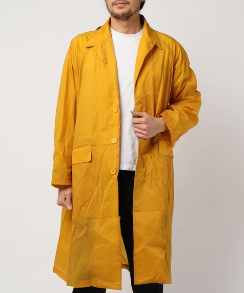 セール Extremez エクストリームズ Packable Transparent Long Coat パッカブル バックプリント ロングコート Ezc ナイロンジャケット Extremez エクストリームズ のファッション通販 Zozotown