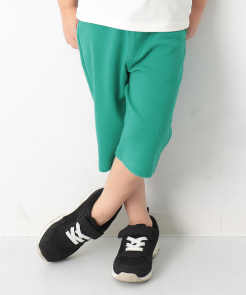 devirock(デビロック)の「【新改良】6分丈パンツ(その他パンツ・キッズ・ブラック/ネイビー/レッド/カーキ/ピンク/ターコイズブルー/イエロー/ブルー/ヘザーチャコール/ブルー系その他/ピンク系その他/エメラルド/杢グレー/ダークパープル・80cm/90cm/95cm/110cm/100cm/120cm/130cm/140cm)」の1枚目の写真