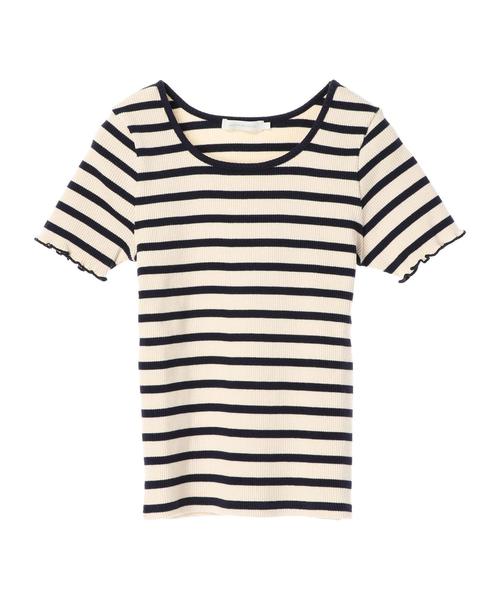 AMERICAN HOLIC（アメリカンホリック）の「ヘビーテレコクルーネックカットプルオーバー　＊（Tシャツ/カットソー・レディース・ブラック/アイボリー/その他7/ホワイト系その他4/ブラック系その他4/ブルー系その他2・M/L）」の8枚目の写真