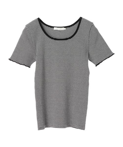 AMERICAN HOLIC（アメリカンホリック）の「ヘビーテレコクルーネックカットプルオーバー　＊（Tシャツ/カットソー・レディース・ブラック/アイボリー/その他7/ホワイト系その他4/ブラック系その他4/ブルー系その他2・M/L）」の9枚目の写真