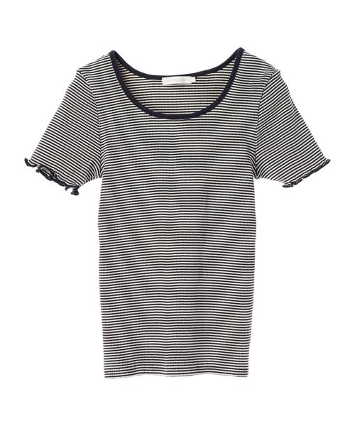 AMERICAN HOLIC（アメリカンホリック）の「ヘビーテレコクルーネックカットプルオーバー　＊（Tシャツ/カットソー・レディース・ブラック/アイボリー/その他7/ホワイト系その他4/ブラック系その他4/ブルー系その他2・M/L）」の11枚目の写真