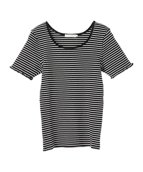 AMERICAN HOLIC（アメリカンホリック）の「ヘビーテレコクルーネックカットプルオーバー　＊（Tシャツ/カットソー・レディース・ブラック/アイボリー/その他7/ホワイト系その他4/ブラック系その他4/ブルー系その他2・M/L）」の12枚目の写真