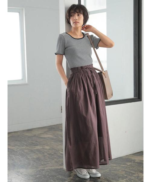 AMERICAN HOLIC（アメリカンホリック）の「ヘビーテレコクルーネックカットプルオーバー　＊（Tシャツ/カットソー・レディース・ブラック/アイボリー/その他7/ホワイト系その他4/ブラック系その他4/ブルー系その他2・M/L）」の15枚目の写真