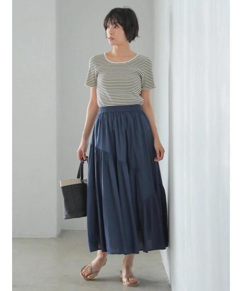 AMERICAN HOLIC（アメリカンホリック）の「ヘビーテレコクルーネックカットプルオーバー　＊（Tシャツ/カットソー・レディース・ブラック/アイボリー/その他7/ホワイト系その他4/ブラック系その他4/ブルー系その他2・M/L）」の20枚目の写真