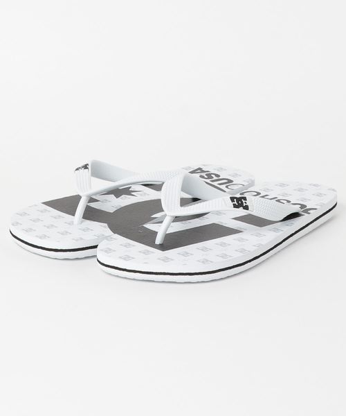 DC（ディーシー）の「ビーチサンダル DC SPRAY GRAFFIK DM191042（サンダル・メンズ・ホワイト/ブラック/マルチ・26.0cm/27.0cm/28.0cm）」の2枚目の写真