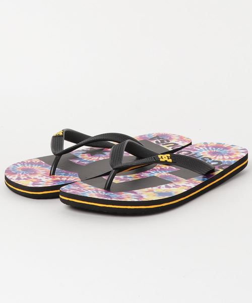 DC（ディーシー）の「ビーチサンダル DC SPRAY GRAFFIK DM191042（サンダル・メンズ・ホワイト/ブラック/マルチ・26.0cm/27.0cm/28.0cm）」の3枚目の写真