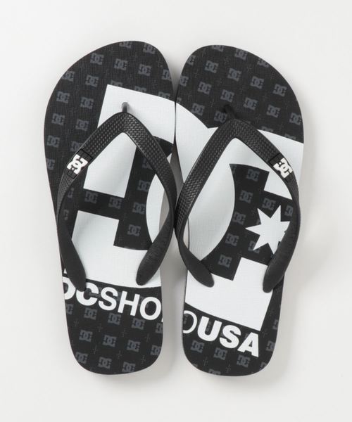 DC（ディーシー）の「ビーチサンダル DC SPRAY GRAFFIK DM191042（サンダル・メンズ・ホワイト/ブラック/マルチ・26.0cm/27.0cm/28.0cm）」の6枚目の写真