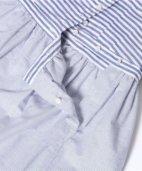 BEAMS BOY（ビームスボーイ）の「○BEAMS BOY / ボーダー ノースリーブ ナースドレス（ワンピース・レディース・イエロー/インディゴブルー・ONE SIZE）」の5枚目の写真