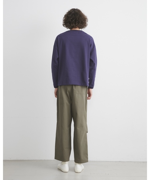 Traditional Weatherwear（トラディショナルウェザーウェア）の「【MEN'S】BIG FRONT POCKT LONG SLEEVE（Tシャツ/カットソー・メンズ・ホワイト/グリーン/グレー系その他/ブルー系その他/オレンジ系その他/ブルーグレー・L/M/S）」の9枚目の写真