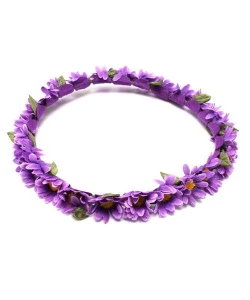 WEGO（ウィゴー）の「WEGO/フラワーヘアバンド（ヘアバンド・レディース・ホワイト/パープル/ピンク/ライトピンク/オレンジ・FREE）」の6枚目の写真