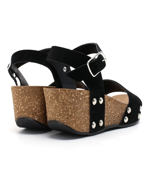 ROSE BUD（ローズバッド）の「(ONAKO)ILENIA 207/CROSTA A/STRAP WEDGE SANDAL（サンダル・レディース・ブラック/ベージュ/グリーン・35/36/38/39/37）」の7枚目の写真