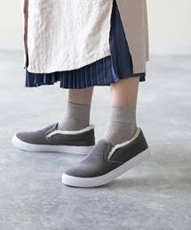 サイドゴア シンプル スニーカー スリッポン